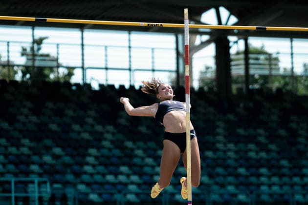 Gretzler Lotte (USC Mainz, 1150, Stabhochsprung Frauen), GER, Leichtathletik, Athletics, Deutsche Meisterschaften U16 U20, Wattenscheid, 12.07.2026, GER, Leichtathletik, Athletics, Deutsche Meisterschaften U16 U20, Wattenscheid, 12.07.2026 Wattenscheid *** Lotte Gretzler, USC Mainz, 1150, Women s Pole Vault, GER, Track and Field, Athletics, German U16 and U20 Championships, Wattenscheid, July 12, 2026, GER, Track and Field, Athletics, German U16 and U20 Championships, Wattenscheid, July 12, 2026, Wattenscheid Copyright: xStefanxMayerx EP_SMR