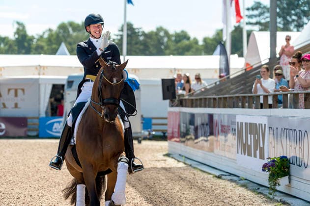 260712 Daniel Bachmann Andersen of Denmark with horse Flash Gordon 37 celebrates after FEI Grand Prix Special during the Falsterbo Horse Show on July 12, 2026 in Falsterbo. Photo: Christian Örnberg BILDBYRAN COP 166 CO0712 ridsport equestrian falsterbo horse show ridsportlaget bbeng FEI Grand Prix Special jubel *** July 12, 2026: Daniel Bachmann Andersen of Denmark, riding Flash Gordon 37, celebrates after the FEI Grand Prix Special during the Falsterbo Horse Show on July 12, 2026 in Falsterbo. Photo by Christian Örnberg, BILDBYRAN COP 166 CO0712: equestrian sports, Falsterbo Horse Show, Ridsportlaget BBENG, FEI Grand Prix Special, celebration  Copyright: CHRISTIANxÖRNBERG BB260712CO101