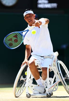 Tokito Oda during the Gentlemen s Wheelchair Singles final Wimbledon Tennis Championships, Day 14, The All England Lawn Tennis and Croquet Club, London, UK - 12 Jul 2026London The All England Lawn Tennis and United Kingdom  Copyright: xJamesxMarsh Shutterstockx 16981035h