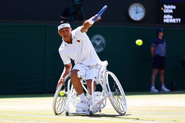 Tokito Oda during the Gentlemen s Wheelchair Singles final Wimbledon Tennis Championships, Day 14, The All England Lawn Tennis and Croquet Club, London, UK - 12 Jul 2026London The All England Lawn Tennis and United Kingdom  Copyright: xJamesxMarsh Shutterstockx 16981035g