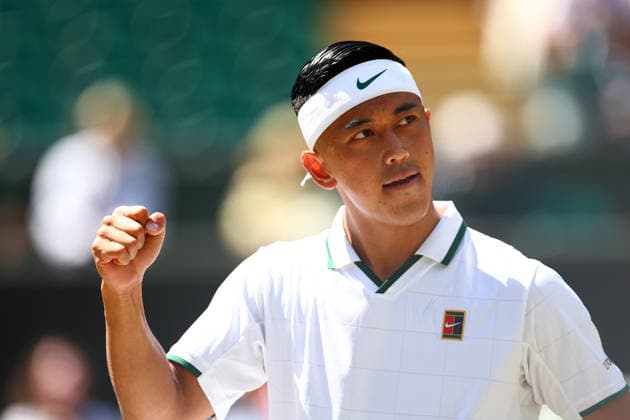 Tokito Oda celebrates victory in the Gentlemen s Wheelchair Singles Final Wimbledon Tennis Championships, Day 14, The All England Lawn Tennis and Croquet Club, London, UK - 12 Jul 2026London The All England Lawn Tennis and United Kingdom  Copyright: xJamesxMarsh Shutterstockx 16981035l