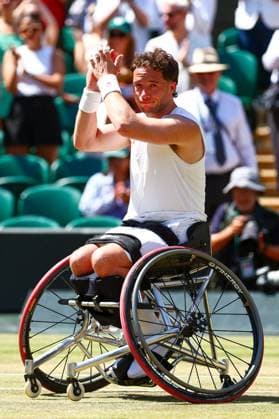 Alfie Hewett after defeat in the Gentlemen s Wheelchair Singles final Wimbledon Tennis Championships, Day 14, The All England Lawn Tennis and Croquet Club, London, UK - 12 Jul 2026London The All England Lawn Tennis and United Kingdom  Copyright: xJamesxMarsh Shutterstockx 16981035m
