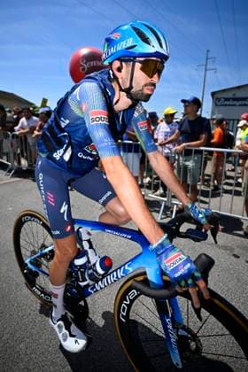 Tour de France 2026 Stage 9 USSEL, FRANCE - JULY 12 : Paret-Peintre Valentin (FRA) of Soudal Quick-Step during stage 9 of the 113rd edition of Tour de France an UCI World Tour 2.UWT cycling road race stage for Men Elite of 185 km with start in Malemort and finish in Ussel on July 12, 2026 in Ussel, France, 12 07 2026 Ussel France  Copyright: xTomasxSiskx