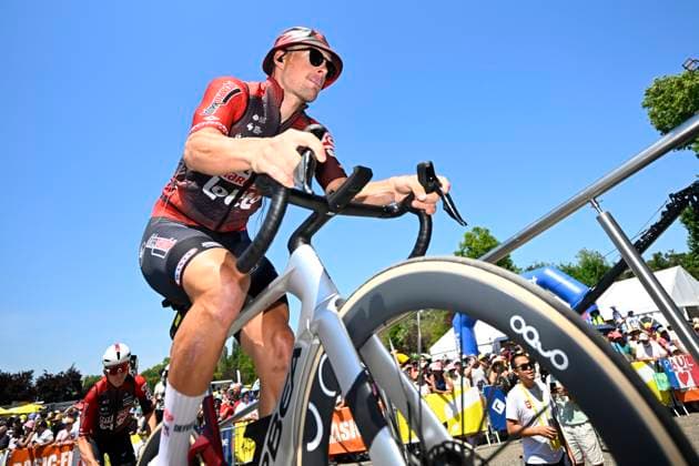Tour de France 2026 Stage 9 USSEL, FRANCE - JULY 12 : Veistroffer Baptiste (FRA) of Lotto - Intermarche during stage 9 of the 113rd edition of Tour de France an UCI World Tour 2.UWT cycling road race stage for Men Elite of 185 km with start in Malemort and finish in Ussel on July 12, 2026 in Ussel, France, 12 07 2026 Ussel France  Copyright: xTomasxSiskx