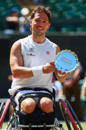 Alfie Hewett runner-up in the Gentlemen s Wheelchair Singles Wimbledon Tennis Championships, Day 14, The All England Lawn Tennis and Croquet Club, London, UK - 12 Jul 2026London The All England Lawn Tennis and United Kingdom  Copyright: xJamesxMarsh Shutterstockx 16981035aa