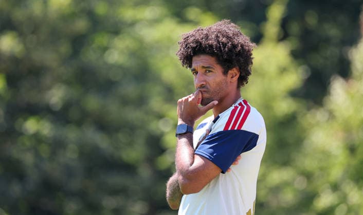 12.07.2026, Deutschland, Stuttgart, Fussball, Testspiel, Regionalliga Südwest, SV Stuttgarter Kickers vs. FC Bayern München II, Bayern Trainer Costa Santos Dante *** July 12, 2026, Germany, Stuttgart, Soccer, Friendly Match, Regionalliga Südwest, SV Stuttgarter Kickers vs. FC Bayern Munich II, Bayern Coach Costa Santos Dante