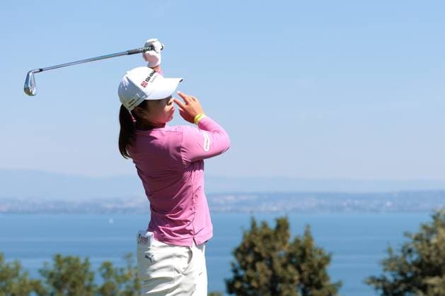 2026 THE ALMUNDI EVIAN CHAMPIONSHIP PHOTOPQR LE DAUPHINE Grégory YETCHMENIZA ; Évian-les-Bains ; 12 07 2026 ; Evian-les-Bains (Haute-Savoie), 12 juillet. 2026 THE ALMUNDI EVIAN CHAMPIONSHIP sur notre photo : Mao Saigo, Chiba, Japan. Grégory Yetchmeniza Le Dauphiné Libéré Évian-les-Bains Haute-Savoie Rhône-Alpes France  Copyright: xPHOTOPQR LExDAUPHINE MAXPPPxGrégoryxYETCHMENIZAx 20260712JDL1984 20260712JDL1984