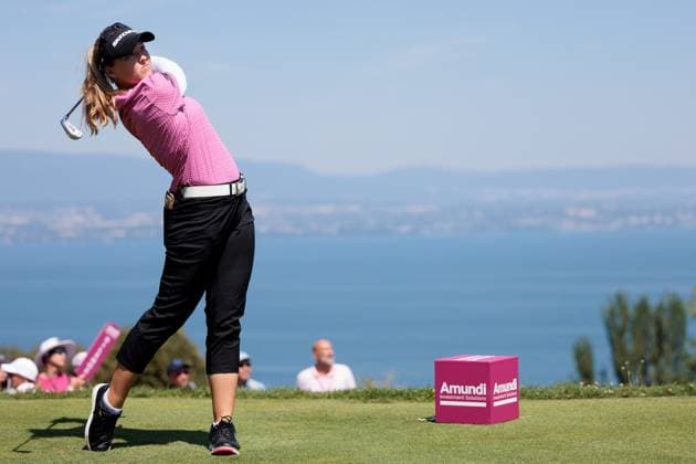 2026 THE ALMUNDI EVIAN CHAMPIONSHIP PHOTOPQR LE DAUPHINE Grégory YETCHMENIZA ; Évian-les-Bains ; 12 07 2026 ; Evian-les-Bains (Haute-Savoie), 12 juillet. 2026 THE ALMUNDI EVIAN CHAMPIONSHIP sur notre photo : Brooke M. Henderson, USA Grégory Yetchmeniza Le Dauphiné Libéré Évian-les-Bains Haute-Savoie Rhône-Alpes France  Copyright: xPHOTOPQR LExDAUPHINE MAXPPPxGrégoryxYETCHMENIZAx 20260712JDL2006 20260712JDL2006