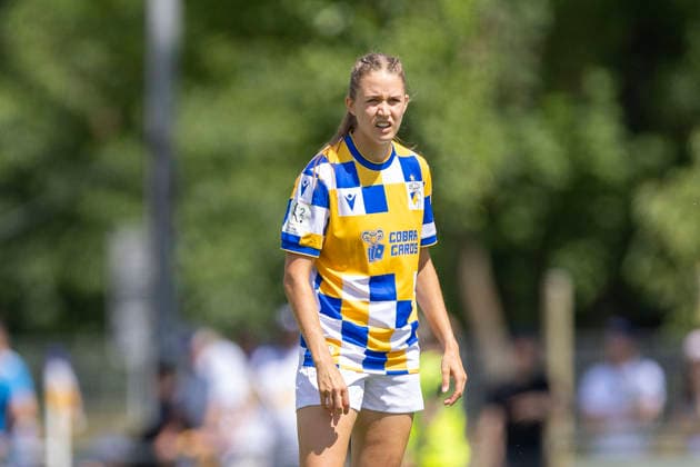 GER, Jena, Fussball, Frauenfussball, Testspiel, FC Carl-Zeiss Jena vs. Viktoria Berlin im Bild v.l.: Emily Haehnel (FC Carl Zeiss Jena 05), 12.07.2026, Ernst-Abbe Sportfeld Jena DFB REGULATIONS PROHIBIT ANY USE OF PHOTOGRAPHS AS IMAGE SEQUENCES AND OR QUASI-VIDEO, *** GER, Jena, Soccer, Women s Soccer, Friendly Match, FC Carl Zeiss Jena vs. Viktoria Berlin (pictured, from left: Emily Haehnel, FC Carl Zeiss Jena 05), July 12, 2026, Ernst Abbe Sportfeld, Jena. DFB regulations prohibit any use of photographs as image sequences and or quasi-video, Copyright: HMBxMedia PaulxFritz