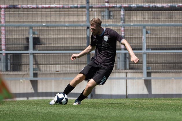 12.07.2026, xhfmx, Fussball Testspiel, FSV Frankfurt - RW Walldorf Junis Romdhane (18, FSV Frankfurt) (DFL DFB REGULATIONS PROHIBIT ANY USE OF PHOTOGRAPHS as IMAGE SEQUENCES and or QUASI-VIDEO) *** July 12, 2026, xhfmx, Soccer Friendly Match, FSV Frankfurt vs. RW Walldorf, Junis Romdhane, 18, FSV Frankfurt. DFL and DFB regulations prohibit any use of photographs as image sequences and or quasi-video.