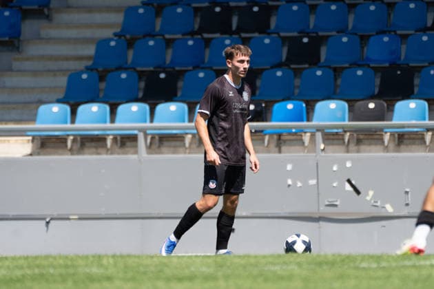 12.07.2026, xhfmx, Fussball Testspiel, FSV Frankfurt - RW Walldorf Christoph Ehlich (3, FSV Frankfurt) (DFL DFB REGULATIONS PROHIBIT ANY USE OF PHOTOGRAPHS as IMAGE SEQUENCES and or QUASI-VIDEO) *** July 12, 2026, xhfmx, Soccer Friendly Match, FSV Frankfurt vs. RW Walldorf, Christoph Ehlich 3, FSV Frankfurt. DFL and DFB regulations prohibit any use of photographs as image sequences and or quasi-video.