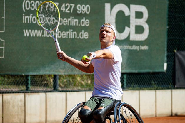 Robin Groenewoud NED, Finaltag - 36. GERMAN OPEN 2026 - Beate Loddenkemper Trophy, Berlin, BTTC Grün-Weiß, 12.07.2026, *** Robin Groenewoud (NED), Final Day 36 of the 2026 German Open Beate Loddenkemper Trophy, Berlin, BTTC Grün Weiß, July 12, 2026, Copyright: xClaudioxGärtnerx