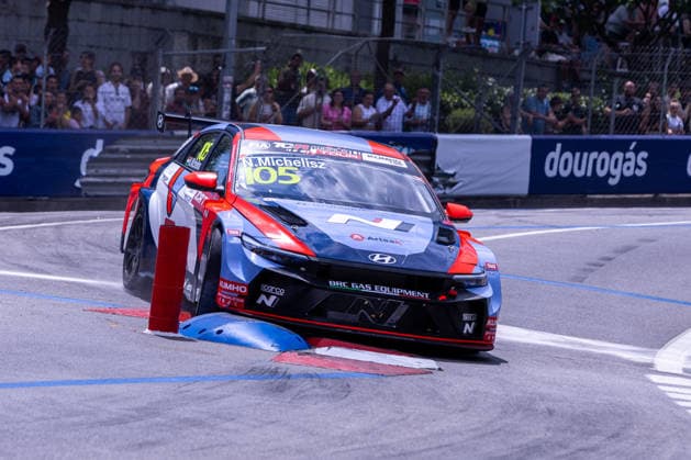 July 12, 2026, Vila Real, Vila Real, Portugal: VILA REAL, PORTUGAL - July 12: Norbert Michelisz of Hungry and BRC Hyundai N Squadra Corse seen on action in his Hyundai Elantra N EV TCR during FIA TCR World Tour at Circuito Internacional de Vila Real Race 1 on July 12, 2026 in Vila Real, Portugal Vila Real Portugal - ZUMAl192 20260712_zsp_l192_027 Copyright: xMiguelxLemosx