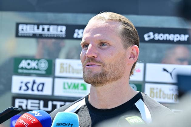 12.07.2026; Moenchengladbach; Fussball, Herren, Saison 2026 2027, Trainingsauftakt Borussia Moenchengladbach Eugen Polanski (Trainer Gladbach) DFL regulations prohibit any use of photographs as image sequences and or quasi-video. ista-Borussia-Park NRW Deutschland *** July 12, 2026, Mönchengladbach, Soccer, Men s, 2026–2027 Season, Start of Training, Borussia Mönchengladbach, Eugen Polanski, Coach, Gladbach. DFL regulations prohibit any use of photographs as image sequences and or quasi-video content at Borussia Park, NRW, Germany.