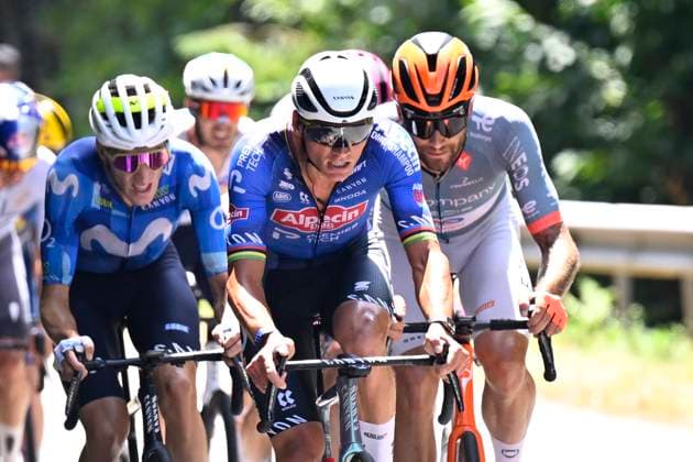 Tour de France 2026 Stage 9 USSEL, FRANCE - JULY 12 : Van Der Poel Mathieu (NED) of Alpecin - Premier Tech during stage 9 of the 113rd edition of Tour de France an UCI World Tour 2.UWT cycling road race stage for Men Elite of 185 km with start in Malemort and finish in Ussel on July 12, 2026 in Ussel, France, 12 07 2026 ( Motordriver Kurt Vandenborre - Ussel France  Copyright: xTomasxSiskx