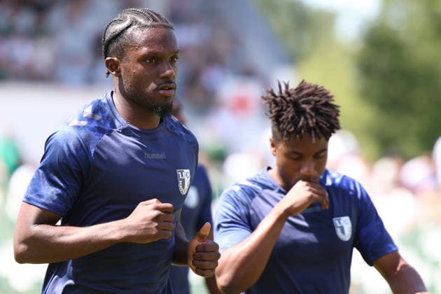 Deutschland: Freundschaftsspiel 2026 - 2027, BSG Chemie Leipzig - 1. FC Magdeburg, Alfred-Kunze Sportpark (Leipzig): Richmond Tachie (1. FC Magdeburg, 29) Freisteller *** Germany Friendly Match 2026 2027, BSG Chemie Leipzig vs. 1 FC Magdeburg, Alfred Kunze Sportpark Leipzig, Richmond Tachie vs. 1 FC Magdeburg, 29 cutouts Copyright: xLucasxWalterx