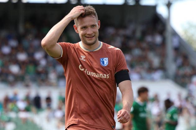 Deutschland: Freundschaftsspiel 2026 - 2027, BSG Chemie Leipzig - 1. FC Magdeburg, Alfred-Kunze Sportpark (Leipzig): Paul Jaeckel (1. FC Magdeburg, 6) Freisteller *** Germany Friendly Match 2026 2027, BSG Chemie Leipzig vs. 1 FC Magdeburg, Alfred Kunze Sportpark, Leipzig; Paul Jaeckel, 1 FC Magdeburg; 6 cutouts Copyright: xLucasxWalterx