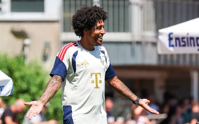 12.07.2026, Deutschland, Stuttgart, Fussball, Testspiel, Regionalliga Südwest, SV Stuttgarter Kickers vs. FC Bayern München II, Bayern Trainer Costa Santos Dante *** July 12, 2026, Germany, Stuttgart, Soccer, Friendly Match, Regionalliga Südwest, SV Stuttgarter Kickers vs. FC Bayern Munich II, Bayern Coach Costa Santos Dante