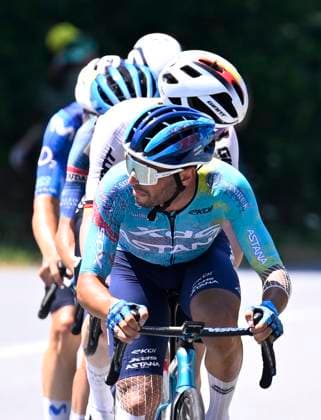Tour de France 2026 Stage 9 USSEL, FRANCE - JULY 12 : rider of team XDS Astana Team during stage 9 of the 113rd edition of Tour de France an UCI World Tour 2.UWT cycling road race stage for Men Elite of 185 km with start in Malemort and finish in Ussel on July 12, 2026 in Ussel, France, 12 07 2026 ( Motordriver Kurt Vandenborre - Ussel France  Copyright: xTomasxSiskx