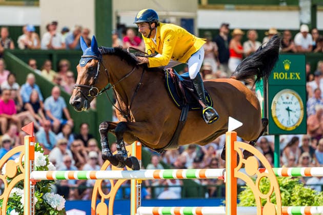 260712 Yuri Mansur of Brazil with horse Mister Jup competes in Rolex Grand Prix during the Falsterbo Horse Show on July 12, 2026 in Falsterbo. Photo: Christian Örnberg BILDBYRAN COP 166 CO0712 ridsport equestrian falsterbo horse show ridsportlaget bbeng rolex grand prix *** July 12, 2026: Yuri Mansur of Brazil, riding Mister Jup, competes in the Rolex Grand Prix during the Falsterbo Horse Show on July 12, 2026 in Falsterbo. Photo by Christian Örnberg, BILDBYRAN COP 166 CO0712 equestrian sports Falsterbo Horse Show Ridsportlaget BBENG Rolex Grand Prix  Copyright: CHRISTIANxÖRNBERG BB260712CO148