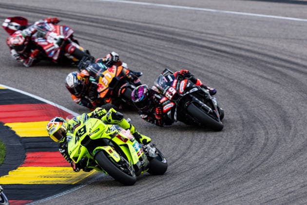 GER, Großer Preis von Deutschland, MotoGP. 11. Lauf, FIM Motorrad-Weltmeisterschaft. 12.07.2026, Sachsenring, Hohenstein-Ernstthal, GER, Großer Preis von Deutschland, MotoGP. 11. Lauf, FIM Motorrad-Weltmeisterschaft. 49, Fabio Di Giannantonio, Pertamina Enduro VR46 Racing Team, 89, Jorge Martin, Aprilia Racing Â Foto: Alexander Trienitz Hohenstein-Ernstthal Sachsenring Sachsen Deutschland *** GER, German Grand Prix, MotoGP Round 11, FIM Motorcycle World Championship, July 12, 2026, Sachsenring, Hohenstein Ernstthal, GER, German Grand Prix, MotoGP Round 11, FIM Motorcycle World Championship 49, Fabio Di Giannantonio, Pertamina Enduro VR46 Racing Team, 89, Jorge Martin, Aprilia Racing. Photo by Alexander Trienitz, Hohenstein Ernstthal, Sachsenring, Saxony, Germany