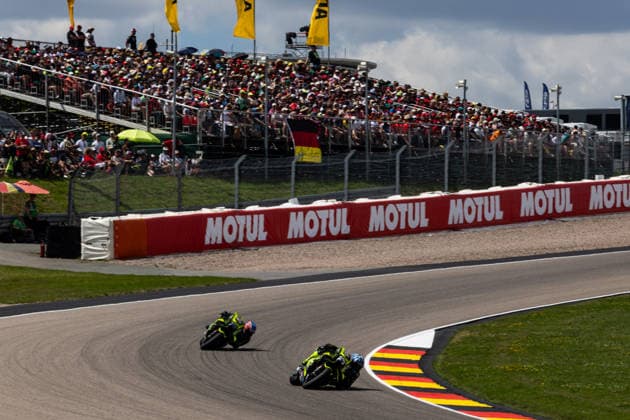 GER, Großer Preis von Deutschland, MotoGP. 11. Lauf, FIM Motorrad-Weltmeisterschaft. 12.07.2026, Sachsenring, Hohenstein-Ernstthal, GER, Großer Preis von Deutschland, MotoGP. 11. Lauf, FIM Motorrad-Weltmeisterschaft. 25, Raul Fernandez, SuperFile Trackhouse MotoGP Team, 79, Ai Ogura, SuperFile Trackhouse MotoGP Team Â Foto: Alexander Trienitz Hohenstein-Ernstthal Sachsenring Sachsen Deutschland *** GER, German Grand Prix, MotoGP Round 11, FIM Motorcycle World Championship, July 12, 2026, Sachsenring, Hohenstein Ernstthal, GER, German Grand Prix, MotoGP Round 11, FIM Motorcycle World Championship 25, Raul Fernandez, SuperFile Trackhouse MotoGP Team, 79, Ai Ogura, SuperFile Trackhouse MotoGP Team Â Photo by Alexander Trienitz, Hohenstein Ernstthal, Sachsenring, Saxony, Germany