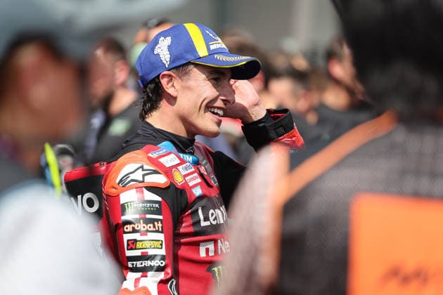 Hohenstein-Ernstthal, 12.07.26: Motorrad Grand Prix Deutschland 2026, Sachsenring. Marc Marquez (ESP) vom Ducati Lenovo Team feiert seinen Sieg. Motorrad Grand Prix Germany 2025 *** Hohenstein Ernstthal, July 12, 2026: 2026 German Motorcycle Grand Prix, Sachsenring; Marc Marquez (ESP) of the Ducati Lenovo Team celebrates his victory at the 2025 German Motorcycle Grand Prix