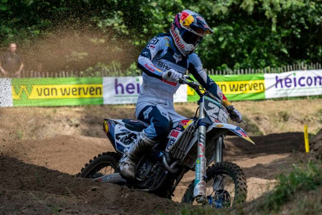 2026-07-12 - HALLE, NETHERLANDS - JULY 12: 26 Liam Everts (BEL) during the at the Circuit de Kappenbulten on July 12, 2026 in Halle, Netherlands Halle Circuit de Kappenbulten Netherlands Content not available for redistribution in The Netherlands directly or indirectly through any third parties. Copyright: xEdwinxBlaauwbroekx