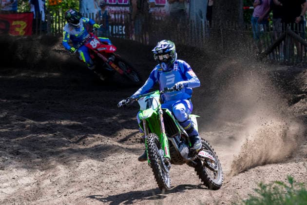 2026-07-12 - HALLE, NETHERLANDS - JULY 12: 1 Romain Febvre (FRA) during the at the Circuit de Kappenbulten on July 12, 2026 in Halle, Netherlands Halle Circuit de Kappenbulten Netherlands Content not available for redistribution in The Netherlands directly or indirectly through any third parties. Copyright: xEdwinxBlaauwbroekx