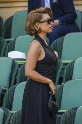 Wimbledon Tennis Championships 2026 - Day 14 LONDON, UNITED KINGDOM - July 12: Singer Raye Keen watches the Mens singles finals of the Wimbledon Tennis Championships held at The All England Lawn Tennis and Croquet Club on July 12, 2026, in London, United Kingdom Ray Tang Anadolu London United Kingdom. Editorial use only. Please get in touch for any other usage.  Copyright: x2026xAnadoluxRayxTangx