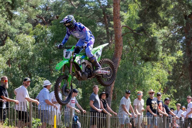2026-07-12 - HALLE, NETHERLANDS - JULY 12: 1 Romain Febvre (FRA) during the at the Circuit de Kappenbulten on July 12, 2026 in Halle, Netherlands Halle Circuit de Kappenbulten Netherlands Content not available for redistribution in The Netherlands directly or indirectly through any third parties. Copyright: xEdwinxBlaauwbroekx