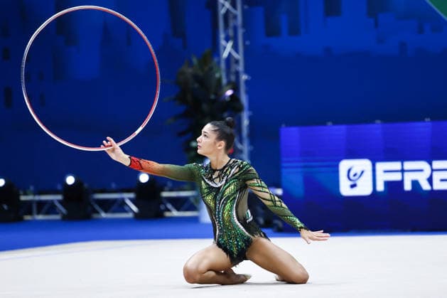 OTHER - Gymnastics - Rhythmic gymnastics, Rhythmische Sportgymnastik, RSG - 2026 FIG World Cup Photo by IPA ABACAPRESS.COM86628124 - Raffaeli Sofia (ITA) took first place in the Hop Final at the FIG Rhythmic Gymnastics World Cup, held at the Unipol Forum, Milan (Italy) on July 12, 2026, during the Rhythmic Gymnastics – FIG World Cup 2026, Gymnastics in Assago (MI), Italy, July 12, 2026 Assago (MI) Italy  Copyright: xIPAxSport ABACAx