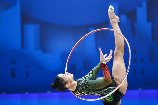 OTHER - Gymnastics - Rhythmic gymnastics, Rhythmische Sportgymnastik, RSG - 2026 FIG World Cup Photo by IPA ABACAPRESS.COM86628125 - Raffaeli Sofia (ITA) took first place in the Hop Final at the FIG Rhythmic Gymnastics World Cup, held at the Unipol Forum, Milan (Italy) on July 12, 2026, during the Rhythmic Gymnastics – FIG World Cup 2026, Gymnastics in Assago (MI), Italy, July 12, 2026 Assago (MI) Italy  Copyright: xIPAxSport ABACAx
