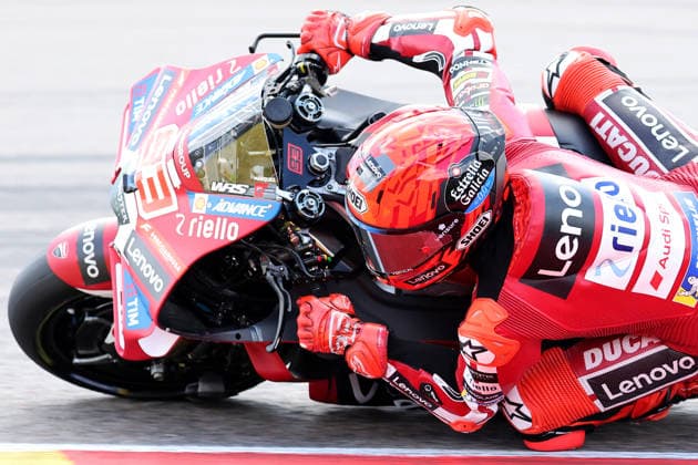 Hohenstein-Ernstthal, 12.07.26: Motorrad Grand Prix Deutschland 2026, Sachsenring. Marc Marquez (ESP) vom Ducati Lenovo Team faehrt auf der Strecke und gewinnt das Rennen. Motorrad Grand Prix Germany 2025 *** Hohenstein Ernstthal, July 12, 2026: 2026 German Motorcycle Grand Prix, Sachsenring. Marc Marquez (ESP) of the Ducati Lenovo Team races on the track and wins the 2025 German Motorcycle Grand Prix.