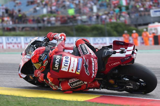 Hohenstein-Ernstthal, 12.07.26: Motorrad Grand Prix Deutschland 2026, Sachsenring. Marc Marquez (ESP) vom Ducati Lenovo Team faehrt auf der Strecke und gewinnt das Rennen. Motorrad Grand Prix Germany 2025 *** Hohenstein Ernstthal, July 12, 2026: 2026 German Motorcycle Grand Prix, Sachsenring. Marc Marquez (ESP) of the Ducati Lenovo Team races on the track and wins the 2025 German Motorcycle Grand Prix.
