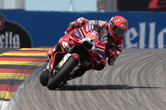 Hohenstein-Ernstthal, 12.07.26: Motorrad Grand Prix Deutschland 2026, Sachsenring. Marc Marquez (ESP) vom Ducati Lenovo Team faehrt auf der Strecke und gewinnt das Rennen. Motorrad Grand Prix Germany 2025 *** Hohenstein Ernstthal, July 12, 2026: 2026 German Motorcycle Grand Prix, Sachsenring. Marc Marquez (ESP) of the Ducati Lenovo Team races on the track and wins the 2025 German Motorcycle Grand Prix.