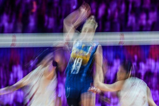 RECORD DATE NOT STATED Volleyball Nations League Hong Kong 2026 - Day 5 Sarah Luisa Fahr (No.19) from team Italy during the match between Italy and China at Volleyball Nations League Hong Kong 2026 on July 12, 2026 in Hong Kong. (Photo by Ellan Mad Nexpher Images) Hong Kong