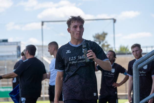 12.07.2026, xhfmx, Fussball Testspiel, FSV Frankfurt - RW Walldorf David Deger (FSV Frankfurt) (DFL DFB REGULATIONS PROHIBIT ANY USE OF PHOTOGRAPHS as IMAGE SEQUENCES and or QUASI-VIDEO) *** July 12, 2026, xhfmx, Soccer Friendly Match, FSV Frankfurt vs. RW Walldorf, David Deger, FSV Frankfurt, DFL, DFB. REGULATIONS PROHIBIT ANY USE OF PHOTOGRAPHS AS IMAGE SEQUENCES AND OR QUASI-VIDEO