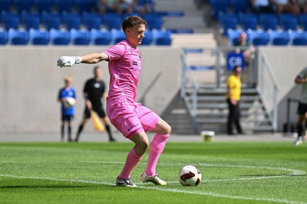 Fußball I Herren I Saison 2026-2027 I Freundschaftsspiel I FC Carl Zeiss Jena - 1. FC Union Berlin I 12.07.2026 Marius Liesegang (1, FC Carl Zeiss Jena) Jena Ernst-Abbe-Sportfeld, ad hoc Arena Thüringen Deutschland *** Soccer I Men s I 2026–2027 Season I Friendly Match I FC Carl Zeiss Jena vs. FC Union Berlin I July 12, 2026 Marius Liesegang 1, FC Carl Zeiss Jena Jena Ernst Abbe Sportfeld, ad hoc Arena Thuringia, Germany Copyright: xLobeca InesxHähnelx