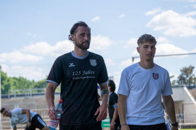 12.07.2026, xhfmx, Fussball Testspiel, FSV Frankfurt - RW Walldorf Lukas Gottwalt (FSV Frankfurt) (DFL DFB REGULATIONS PROHIBIT ANY USE OF PHOTOGRAPHS as IMAGE SEQUENCES and or QUASI-VIDEO) *** July 12, 2026, xhfmx, Soccer Friendly Match, FSV Frankfurt vs. RW Walldorf, Lukas Gottwalt, FSV Frankfurt, DFL, DFB. REGULATIONS PROHIBIT ANY USE OF PHOTOGRAPHS AS IMAGE SEQUENCES AND OR QUASI-VIDEO