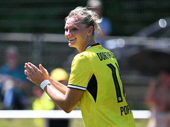 12.07.2026, xophax, Fussball , Regionalliga West .Frauenfussball. Bourussia Dortmund. Testspiel in der Sportschule Hennef Borussia Dortmund gegen Eintracht Frankfurt II. Alexandra Popp ( Bor. Dortmund ) Koeln *** July 12, 2026, xophax, Soccer, Regionalliga West Women s Soccer, Borussia Dortmund Friendly Match at the Hennef Sports School, Borussia Dortmund vs. Eintracht Frankfurt II, Alexandra Popp, Bor Dortmund, Cologne