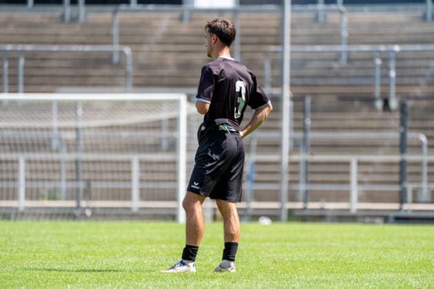 12.07.2026, xhfmx, Fussball Testspiel, FSV Frankfurt - RW Walldorf Christoph Ehlich (3, FSV Frankfurt) (DFL DFB REGULATIONS PROHIBIT ANY USE OF PHOTOGRAPHS as IMAGE SEQUENCES and or QUASI-VIDEO) *** July 12, 2026, xhfmx, Soccer Friendly Match, FSV Frankfurt vs. RW Walldorf, Christoph Ehlich 3, FSV Frankfurt. DFL and DFB regulations prohibit any use of photographs as image sequences and or quasi-video.
