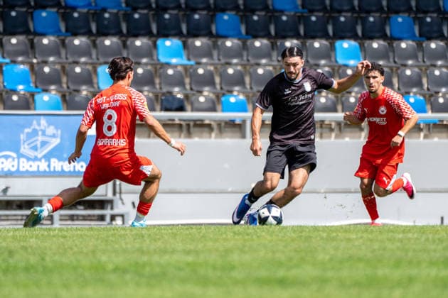 12.07.2026, xhfmx, Fussball Testspiel, FSV Frankfurt - RW Walldorf Sinan Orhan (12, FSV Frankfurt) (DFL DFB REGULATIONS PROHIBIT ANY USE OF PHOTOGRAPHS as IMAGE SEQUENCES and or QUASI-VIDEO) *** July 12, 2026, xhfmx, Soccer Friendly Match, FSV Frankfurt vs. RW Walldorf, Sinan Orhan 12, FSV Frankfurt. DFL and DFB regulations prohibit any use of photographs as image sequences and or quasi-video.