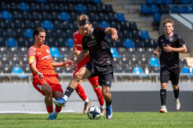 12.07.2026, xhfmx, Fussball Testspiel, FSV Frankfurt - RW Walldorf Sinan Orhan (12, FSV Frankfurt) (DFL DFB REGULATIONS PROHIBIT ANY USE OF PHOTOGRAPHS as IMAGE SEQUENCES and or QUASI-VIDEO) *** July 12, 2026, xhfmx, Soccer Friendly Match, FSV Frankfurt vs. RW Walldorf, Sinan Orhan 12, FSV Frankfurt. DFL and DFB regulations prohibit any use of photographs as image sequences and or quasi-video.