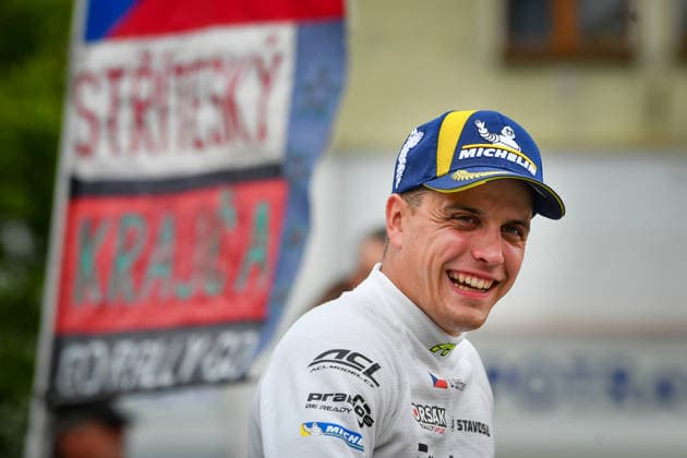 Bohemia Rally, the fourth round of the Czech Rally Championship, in Mlada Boleslav, Czech Republic, on July 12, 2026. Winner Dominik Stritesky. (CTKxPhoto VitxCerny) CTKPhotoP2026071204112  CTKPhotoP2026071204112