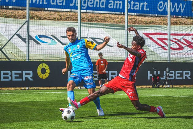 Testspiel - FC Hertha Wels vs. SK Rapid Wien - eww Stadion (Wels, Österreich): Moulaye Haidara (SK Rapid Wien) *** Friendly Match: FC Hertha Wels vs. SK Rapid Vienna at eww Stadium, Wels, Austria Moulaye Haidara, SK Rapid Vienna Copyright: xLukasxBierederx