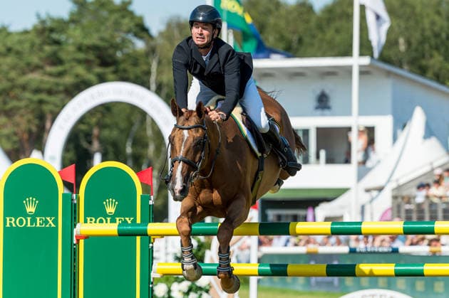 260712 Steve Guerdat of Switzerland with horse Albfuehren s Iashin Sitte competes in Rolex Grand Prix during the Falsterbo Horse Show on July 12, 2026 in Falsterbo. Photo: Christian Örnberg BILDBYRAN COP 166 CO0712 ridsport equestrian falsterbo horse show ridsportlaget bbeng rolex grand prix *** July 12, 2026: Steve Guerdat of Switzerland, riding Albfuehren’s Iashin Sitte, competes in the Rolex Grand Prix during the Falsterbo Horse Show on July 12, 2026 in Falsterbo. Photo by Christian Örnberg, BILDBYRAN COP 166 CO0712 equestrian sports Falsterbo Horse Show Ridsportlaget BBENG Rolex Grand Prix  Copyright: CHRISTIANxÖRNBERG BB260712CO182