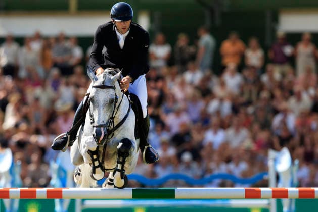 Richard Vogel from Germany rides the horse Cloudio during the international show jumping Grand Prix at the Falsterbo horse show in Falsterbo, Sweden July 12, 2026. FALSTERBO SWEDEN x10600x *** Richard Vogel from Germany rides the horse Cloudio during the international show jumping Grand Prix at the Falsterbo Horse Show in Falsterbo, Sweden, on July 12, 2026. FALSTERBO, SWEDEN x10600x  Copyright: xAndreasxHillergren TTx FALSTERBO HORSE SHOW 2026