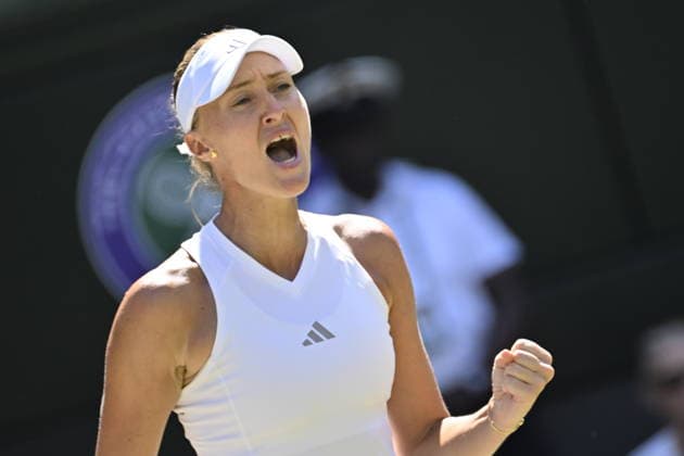 Tennis - Wimbledon 2026 - ITF - The Championships - 12 07 2026 - Tennis - Wimbledon 2026 - ITF - The Championships - 12 07 2026 - Kristina Mladenovic France et Guo Hanyu Chine rempordte le double dames . London  Copyright: xChryslenexCaillaud Psnewzx