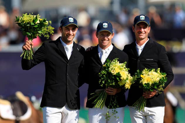 Sport Bilder des Tages Shane Sweetnam from Ireland on the horse James Kann Cruz wins the international show jumping Grand Prix at the Falsterbo horse show in Falsterbo, Sweden July 12, 2026. FALSTERBO SWEDEN x10600x *** Shane Sweetnam of Ireland, riding James Kann Cruz, wins the international show jumping Grand Prix at the Falsterbo Horse Show in Falsterbo, Sweden, on July 12, 2026. FALSTERBO, SWEDEN x10600x  Copyright: xAndreasxHillergren TTx FALSTERBO HORSE SHOW 2026